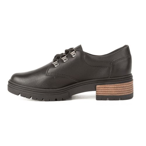 Sapato Dakota  de Couro Oxford Preto