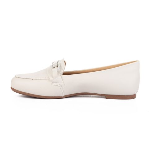 Sapato Mississipi  Loafer Bege Claro