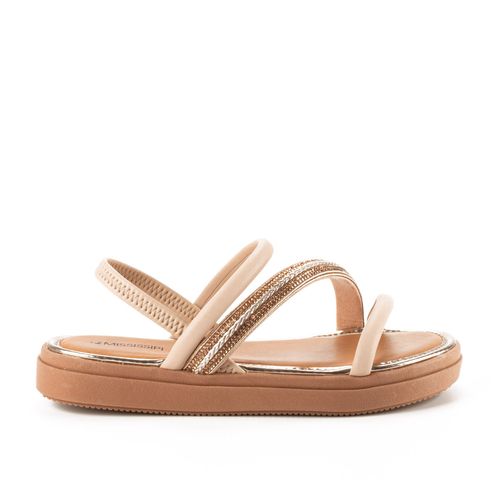 Sandália Mississipi  Flatform Bege