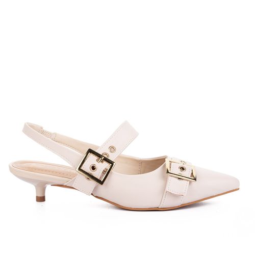 Sapato Tanara  Slingback Bege