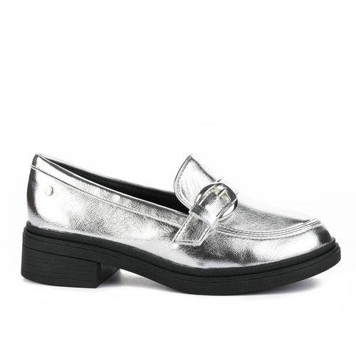 Sapato Tanara  Loafer Metalizado