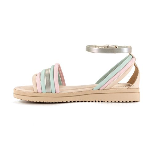 Sandália Pink  Cats Infantil Flatform Colorida