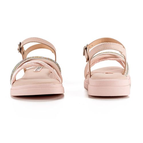 Sandália Pink  Cats Infantil Flatform Rosa com Brilhos