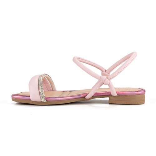 Sandália Pink Cats Infantil Rasteira Rosa