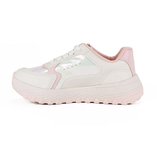Dad Sneaker  Pink Cats Infantil Branco e Rosa