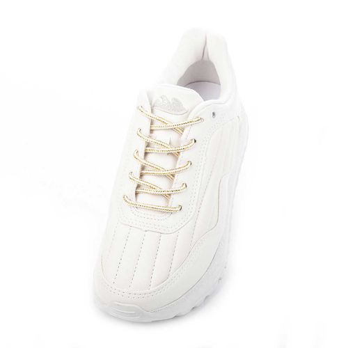 Cadarço de  Tênis Dakota Branco com Brilho