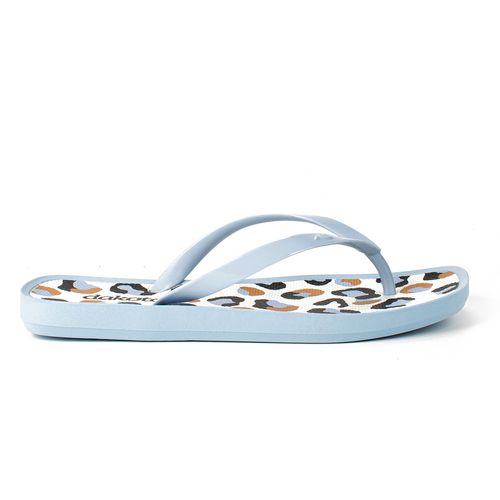 Chinelo Dakota  Flip Sun Animal Print Azul