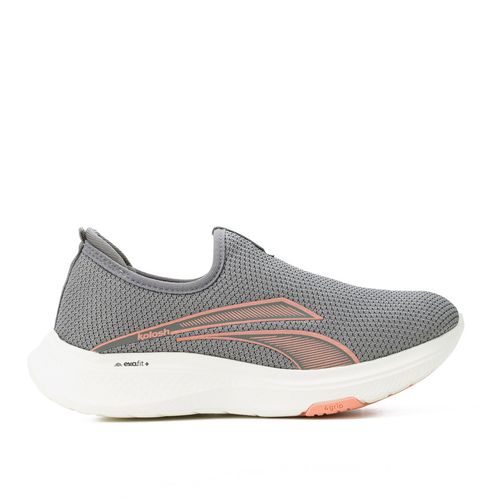 Tênis Kolosh  Esportivo Feminino Slip On Cinza