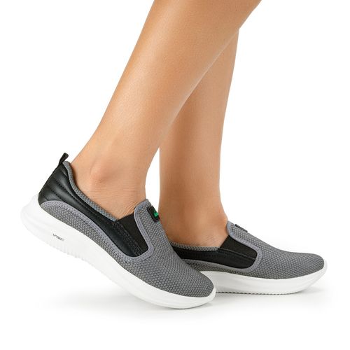 Tênis Kolosh  Slip On Cinza