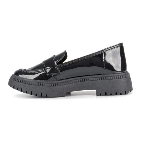 Sapato Pink  Cats Infantil Loafer Preto