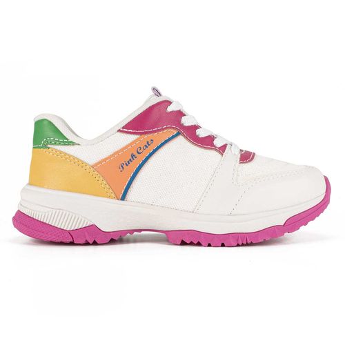 Dad Sneaker  Pink Cats Infantil Colorido