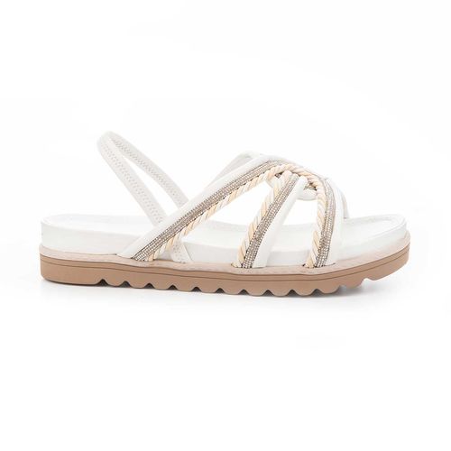 Sandália Tanara  Flatform Branca