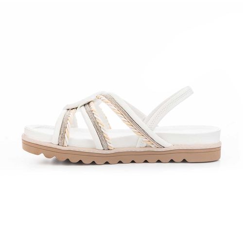 Sandália Tanara  Flatform Branca