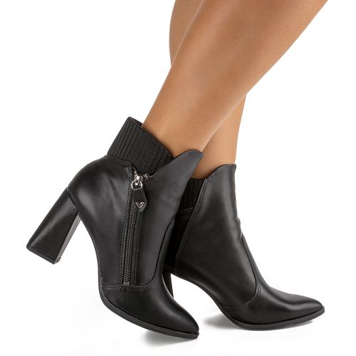 Bota Mississipi  de Cano Curto Preta