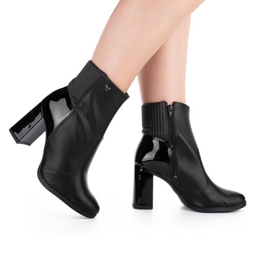 Bota Mississipi  de Cano Curto Preta