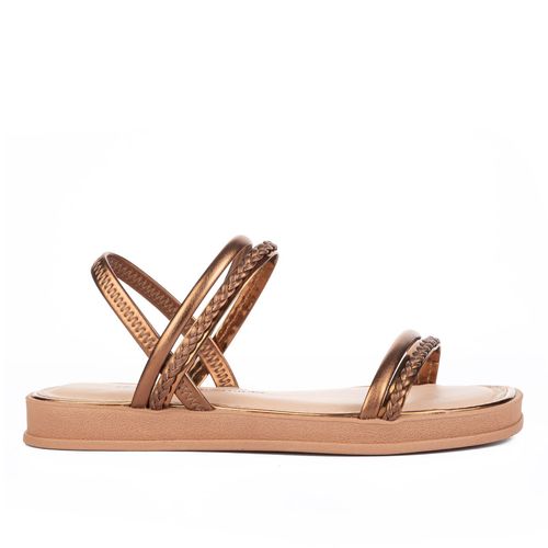 Sandália Dakota  Flatform Metalizada