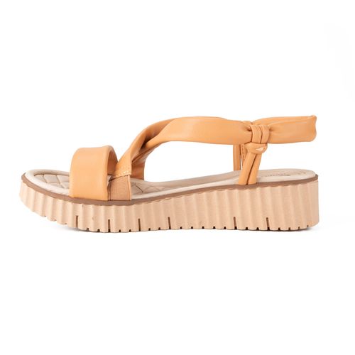 Sandália Campesí  Flatform Caramelo