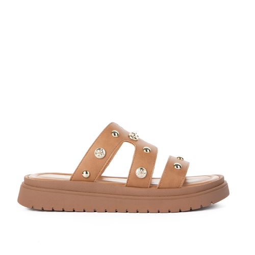 Slide Dakota  Flatform Caramelo