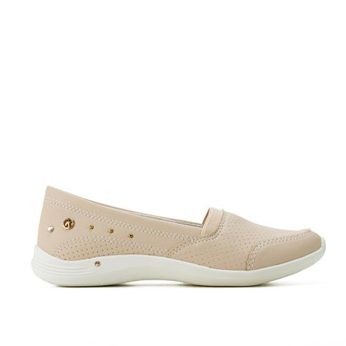 Tênis Kolosh Casual Slip On Bege