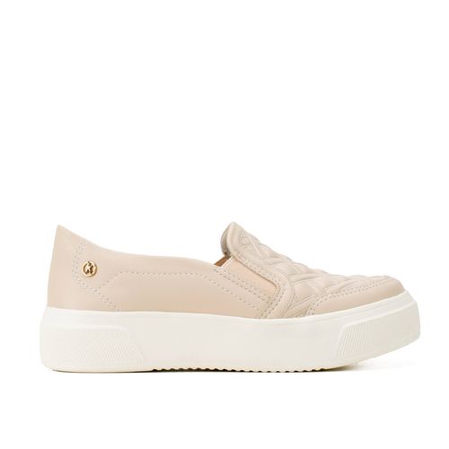 Tênis Kolosh Slip On Flatform Bege