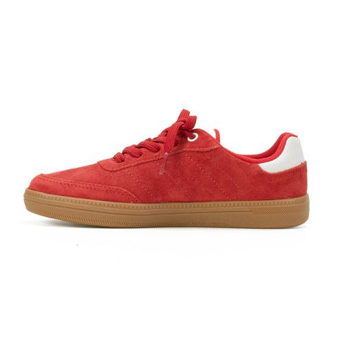 Tênis Kolosh Casual de Couro Vermelho