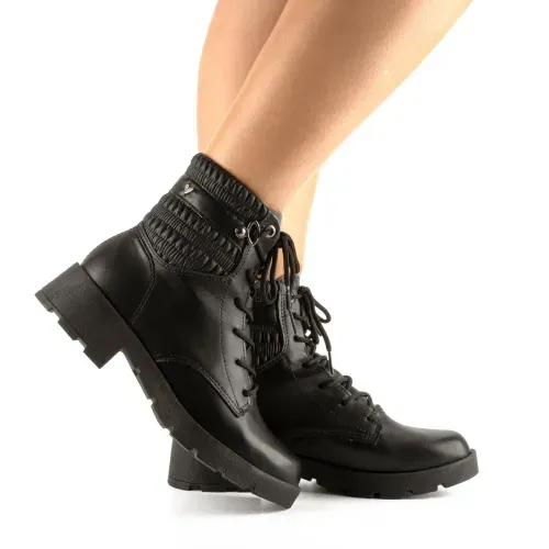 Bota Coturno  Mississipi Tratorada Preta