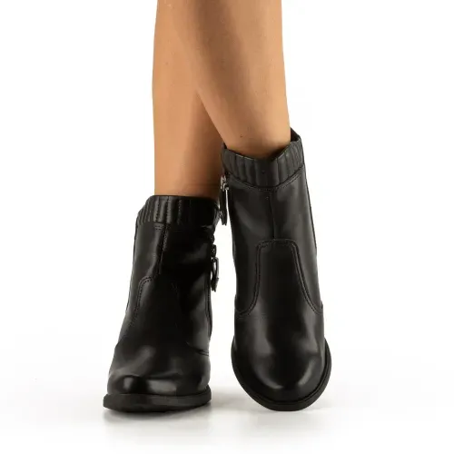 Bota Mississipi  de Cano Curto Preta