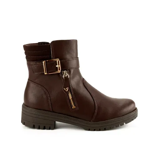 Bota Mississipi de Cano Curto Marrom