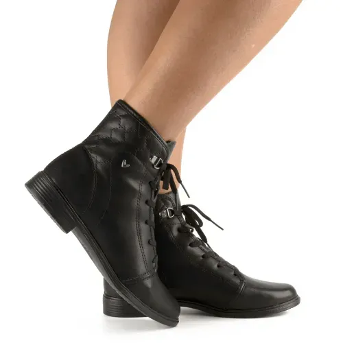 Bota Coturno  Mississipi Preta