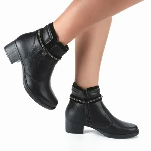 Bota Mississipi  de Cano Curto Preta