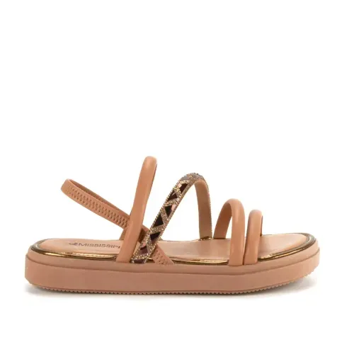 Sandália Mississipi  Flatform Caramelo