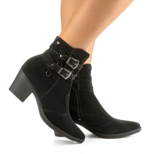 Bota Mississipi  de Cano Curto Preta