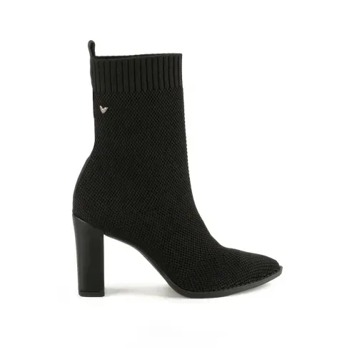 Bota Mississipi de Cano Curto Preta