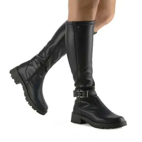 Bota Mississipi  de Cano Longo Preta