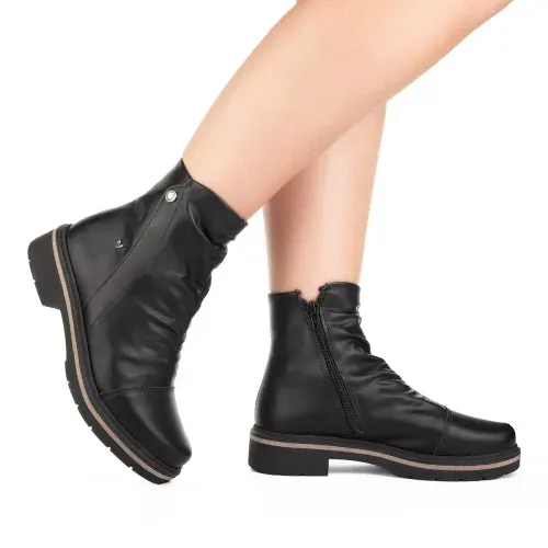 Bota Mississipi  de Cano Curto Preta