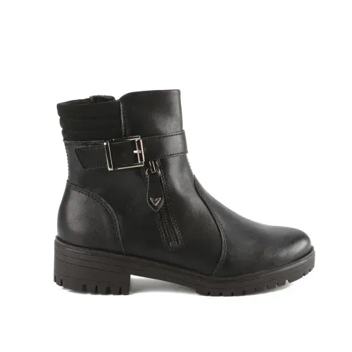 Bota Mississipi de Cano Curto Preta