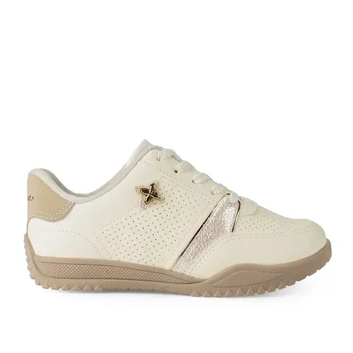 Tênis Pink Cats Infantil Casual Bege