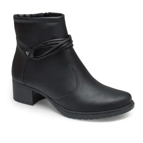 Bota Mississipi de Cano Curto Preta