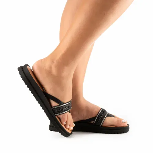 Chinelo Mississipi  Flatform Preto
