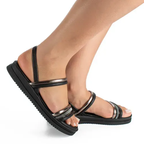 Sandália Mississipi  Flatform Preta