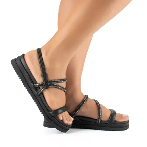 Sandália Mississipi Flatform Preta