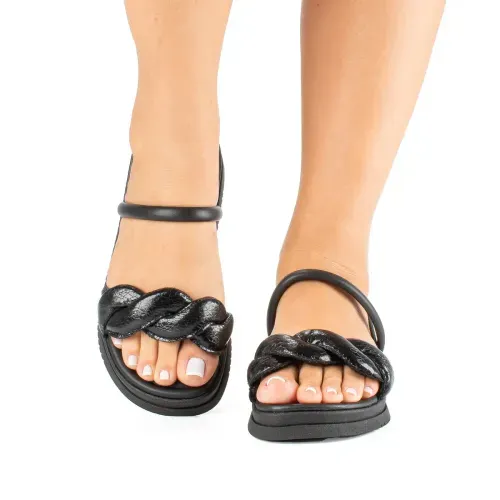Sandália Mississipi Flatform Preta