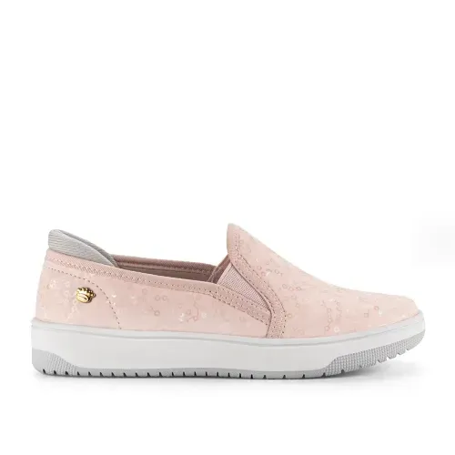 Tênis Pink  Cats Infantil Slip On Rosa