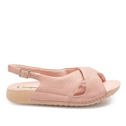 Sandália Campesí Flatform Rosa