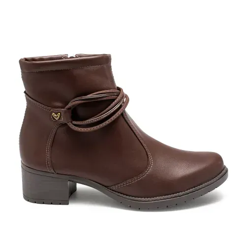 Bota Mississipi de Cano Curto Marrom