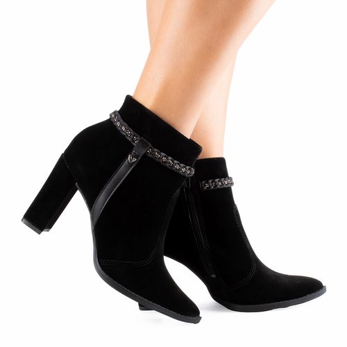 Bota Mississipi de Cano Curto Preta