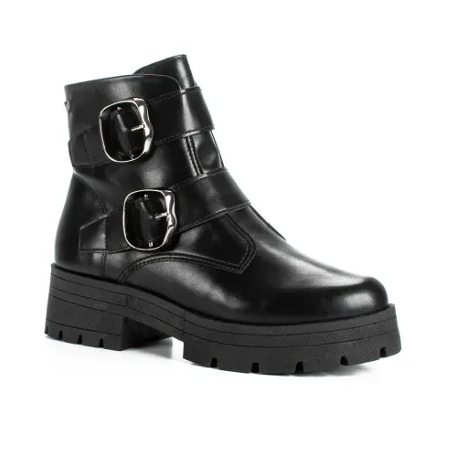Bota Mississipi de Cano Curto Preta