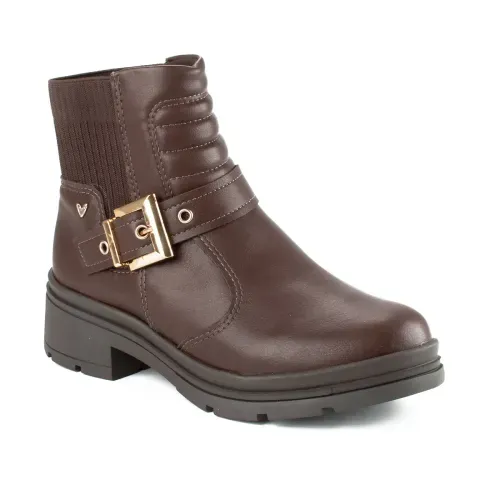 Bota Mississipi de Cano Curto Marrom