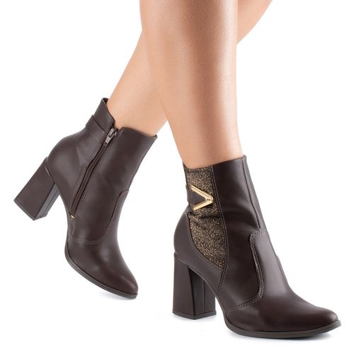 Bota Mississipi de Cano Curto Marrom
