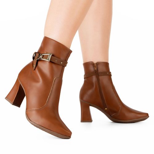 Bota Mississipi de Cano Curto Caramelo
